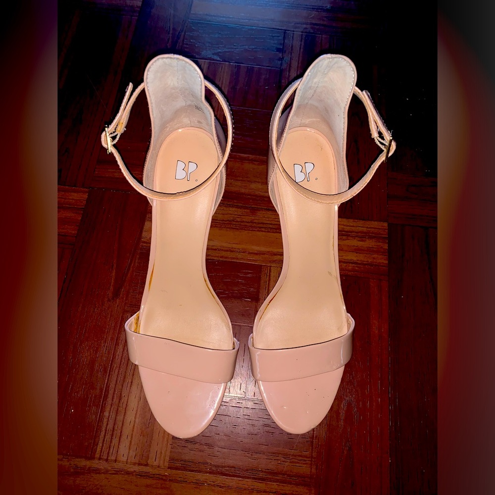 BP nude pink dressy heels